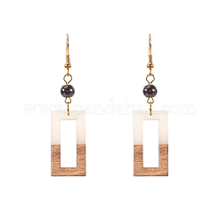 Подвески из смолы и дерева RESI-OL0001-09B