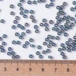 MIYUKIラウンドロカイユビーズ  日本製シードビーズ  （rr249)透明灰色ab  8/0  3mm  穴：1mm  約422~455PCS /ボトル  10 G /ボトル&nbsp;SEED-JP0009-RR0249