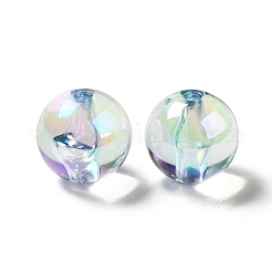 Placage uv perles acryliques irisées arc-en-ciel&nbsp;TACR-D010-01A