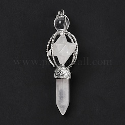 Природный кристалл кварца большие подвески&nbsp;G-I322-07P-07