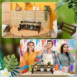 3-слойная деревянная модель игрушечная собранная держатели для стояков ODIS-WH0025-225