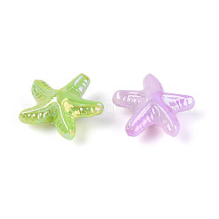 Непрозрачные акриловые бусины с УФ-покрытием&nbsp;OACR-N153-15