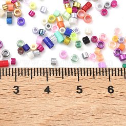 Стеклянные цилиндрические бусины&nbsp;SEED-XCP0001-40