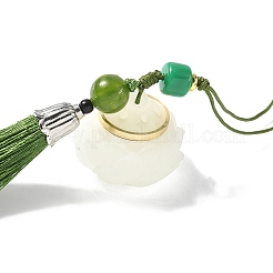 Шарики благовоний из смолы лотоса подвесные украшения HJEW-D300-01A-01PG