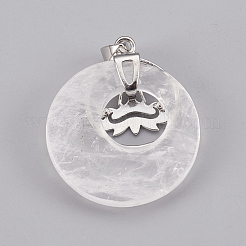 Природного кварца хрустальных подвесок&nbsp;KK-F751-J23