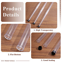 Прозрачные пластиковые контейнеры для шариков с крышками&nbsp;FIND-WH0176-10B