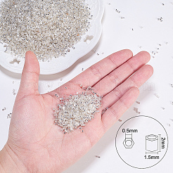 Fgb perline di vetro trasparente a due tagli&nbsp;SEED-OL0001-07-01