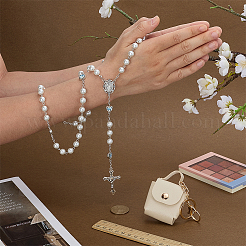 1 шт. кулон из цинкового сплава с крестом Иисуса&nbsp;NJEW-FG0001-22