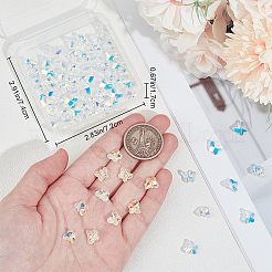 Подвески из гальванического стекла EGLA-BBC0001-05A