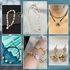 40 шт. 4 стиля 304 нержавеющая сталь разделительные бусины&nbsp;STAS-PH0005-85