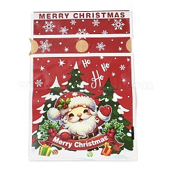 Рождественские пластиковые упаковочные пакеты Санта-Клауса ABAG-Q053-03B