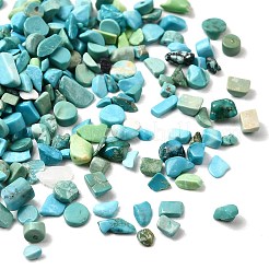 Окрашенные и нагретые бусины из натуральной магнезитовой крошки G-L453-01