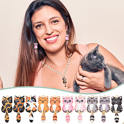 30шт 10 цвета сплава эмалевые подвески&nbsp;FIND-UN0007-58