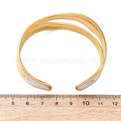 Браслеты из нержавеющей стали 304 с эмалью для женщин&nbsp;LS-BJEW-D306-04G