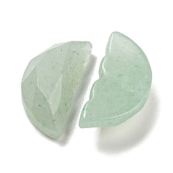 Natürliche grüne Aventurin-Schmetterlingsflügel-Cabochons&nbsp;G-D078-02D
