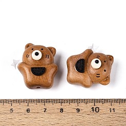 Натуральные бусины из дерева зизифуса&nbsp;WOOD-N021-01