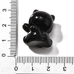 Непрозрачный милый маленький котик из смолы RESI-S015-02D