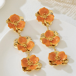 Серьги-гвоздики из сплава и эмали&nbsp;FS-WGD7C05-01