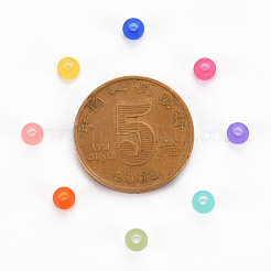 Матовые прозрачные акриловые бусины MACR-S371-11A