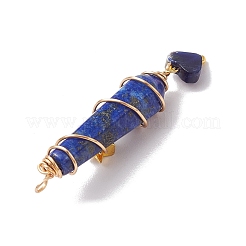 6 шт. 6 стиля подвески в форме пули в форме сердца из натурального сердолика&nbsp;PALLOY-JF03482-01