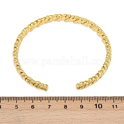 Браслеты-манжеты из латуни в форме капли для женщин BJEW-C112-01G