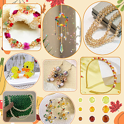 1590 шт. Прозрачные акриловые бусины&nbsp;TACR-PH0001-90C