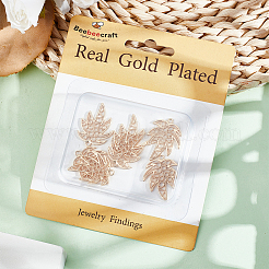 10 шт. подвески из латуни на осеннюю тематику&nbsp;KK-BBC0011-78