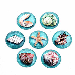 Cabochons di vetro&nbsp;GGLA-S036-19A