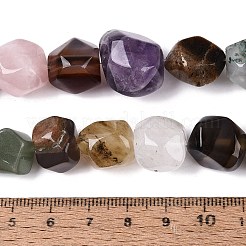 Mezcló los abalorios de piedra hebras naturales y sintéticas&nbsp;G-Q608-19
