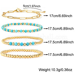 4 juego de pulseras de estilo bohemio&nbsp;PO5191-3