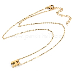 Ионное покрытие(ip) 304 нержавеющая сталь подвески ожерелья NJEW-R050-01G-08