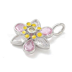 Латунные микро проложить кубического циркония подвески&nbsp;KK-P342-09P