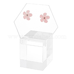 Акриловые подставки для сережек куб EDIS-WH0032-16A