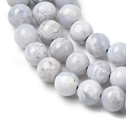 Натуральный голубой кружевной агат бисер нитей&nbsp;G-G346-A01-6mm