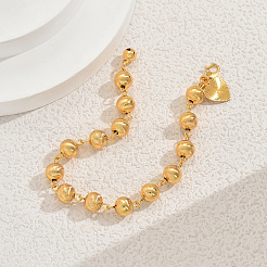 Браслеты из латунных круглых бусин для женщин&nbsp;NG2159