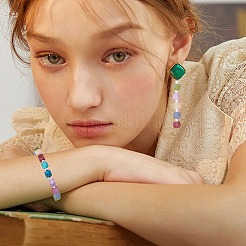 80 шт. 8 вида бусин натурального драгоценного тона&nbsp;G-NB0003-51