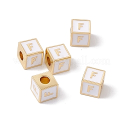 Стойки покрытие латунь эмаль бисер&nbsp;KK-B060-04G-04F