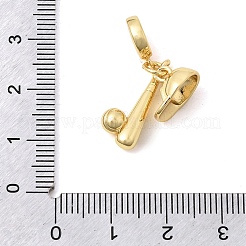 Sportliche europäische Anhänger aus Messing&nbsp;KK-A296-15A-G