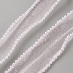 Лента из органзы длиной 5 м с пластиковыми жемчужными бусинами. OCOR-WH0091-58A