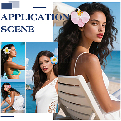 12 шт. 12 стиля заколок для волос из кожи аллигатора из ЭВА и полиэстера&nbsp;PHAR-AR0001-13