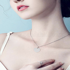 4 шт. 304 нержавеющая сталь штампованная пустая бирка подвеска&nbsp;STAS-LP0002-98P