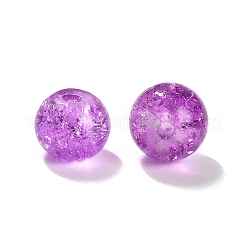 Окрашенного распылением треск стеклянные бусы нити CCG-XCP0001-08