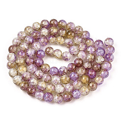 Выпечки окрашенные нити шарик хруст стекла DGLA-R053-05O-A