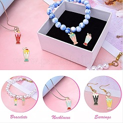 40шт 8 стиля подвески из сплава с эмалью&nbsp;ENAM-CJ0003-15