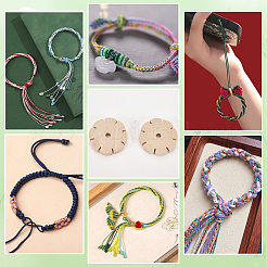 Вязальщицы деревянных браслетов&nbsp;WOOD-WH0029-111