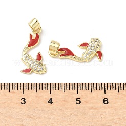 Латунные микро проложить кубического циркония подвески&nbsp;KK-C104-04B-G