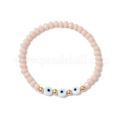 2шт. стеклянные бусины эластичные браслеты BJEW-JB11576