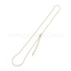 Fabricación de collares de cadena de serpiente redonda de latón&nbsp;MAK-L025-02G