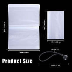 1 шт. А6 прозрачный полипропиленовый пластиковый альбом для хранения фотокарточек AJEW-GL0004-48