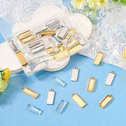 DIY-Sets zur Herstellung rechteckiger Cabochons&nbsp;DIY-TA0015-17